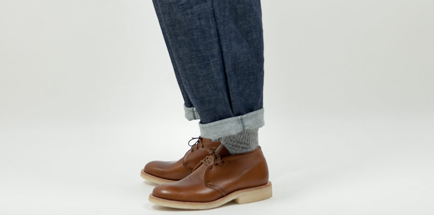 MARGARET HOWELL CHUKKA BOOTS 050BROWN