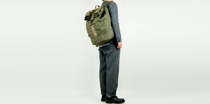 ENDS and MEANS Grandpa Wool Jacket GRAY