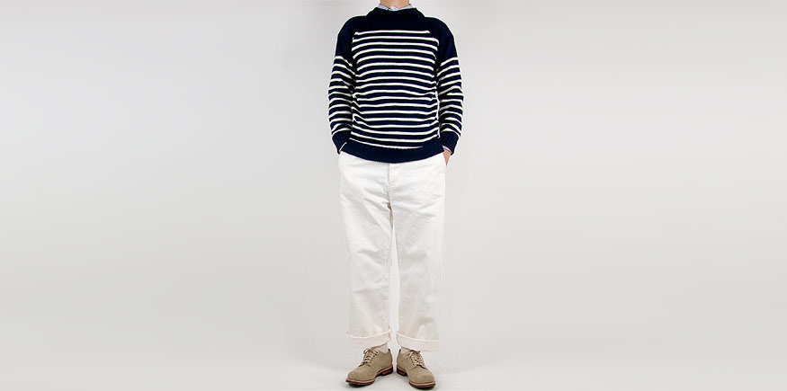 Guernsey Woollens Traditional guernsey stripe