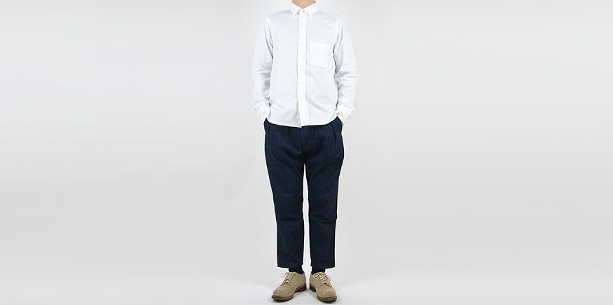 EEL タックマンデニム 27INDIGO HERRINGBONE