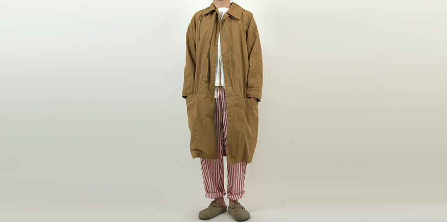 TATAMIZE DRIVING COAT MUSTARD