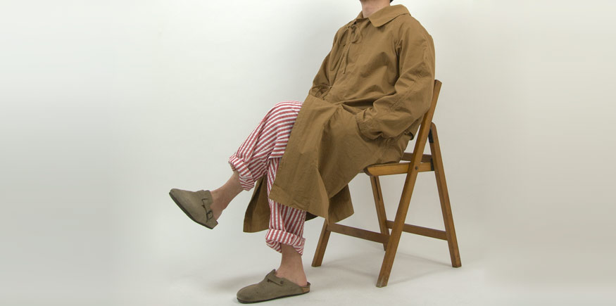 TATAMIZE DRIVING COAT MUSTARD